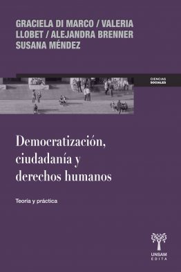 Tapa DEMOCRATIZACION, CIUDADANIA Y DERECHOS HUMANOS curvas