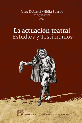 La actuación teatral