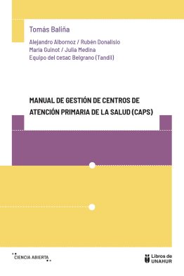 Manual de gestión de centros de atención primaria